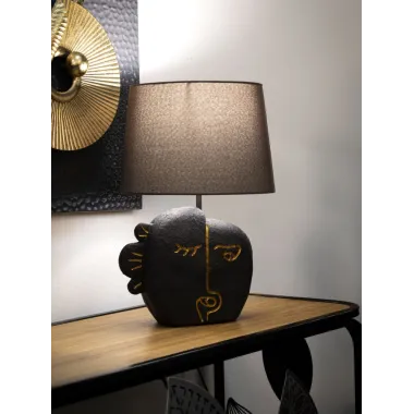 LAMPA STOŁOWA TRIBAL -B- 27,5X39,5 cm